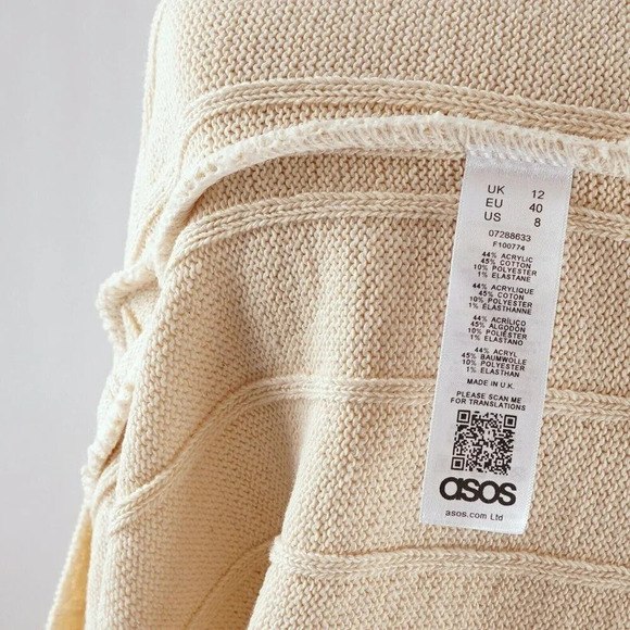 ASOS Boatneck Long Sleeve Ribbed Sweater - Picture 5 of 5